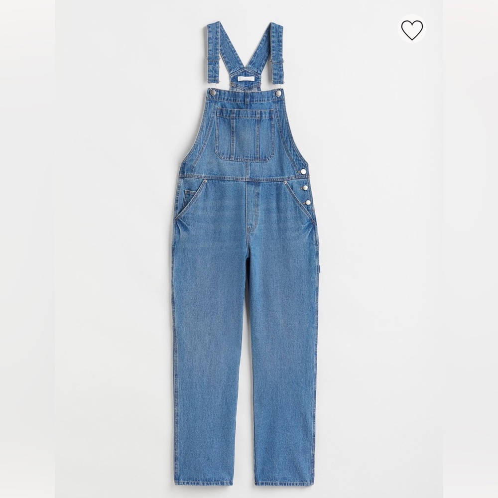 H&M Ankle-length overalls in cotton denim - SIZE XL